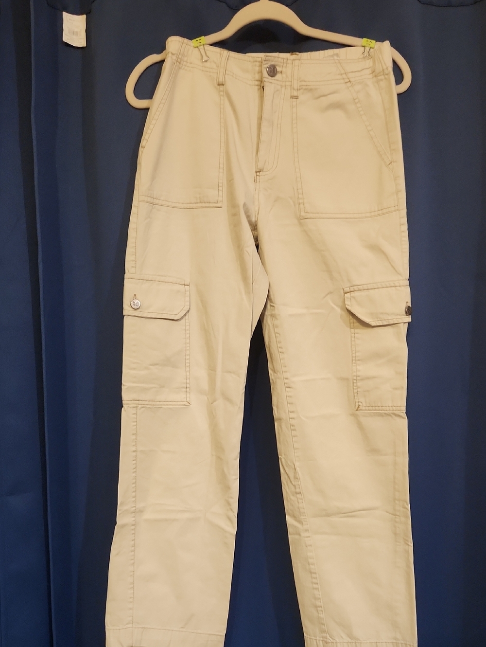 Women's Cargo Pants in Beige - Classic Utility Style
